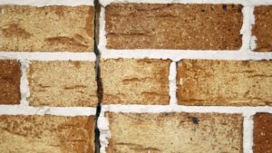 cracked bricks